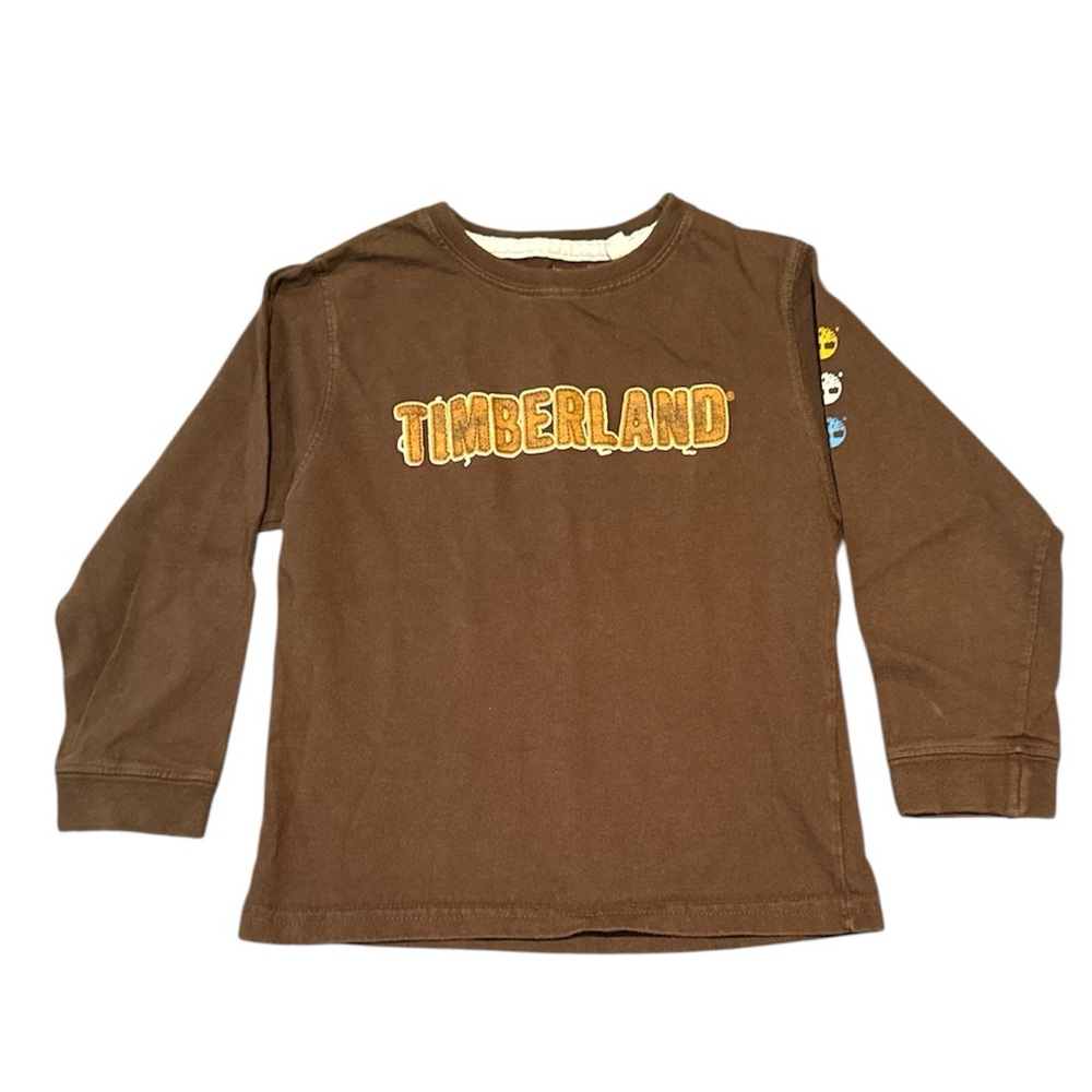 Timberland Kids Brown Long Sleeve Tee